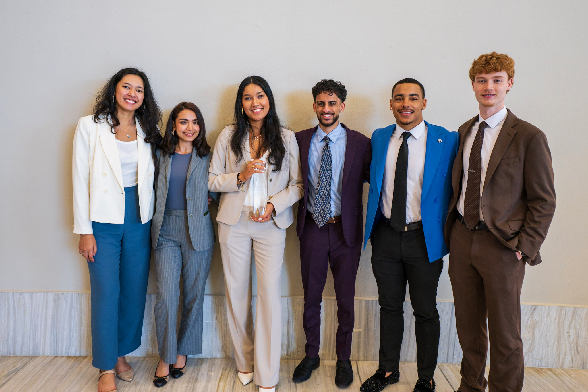 NorthCrest Capital team of six professionals at an award recognition event